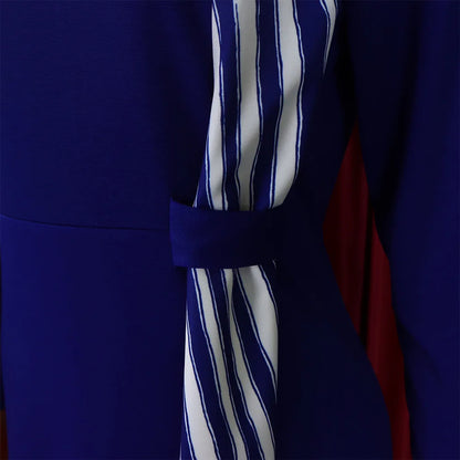 FairyShely 2025 Sexy Patchwork grande taille robe de Club femmes à manches longues grandes robes dame coupe ajustée fête robe courbe serrée