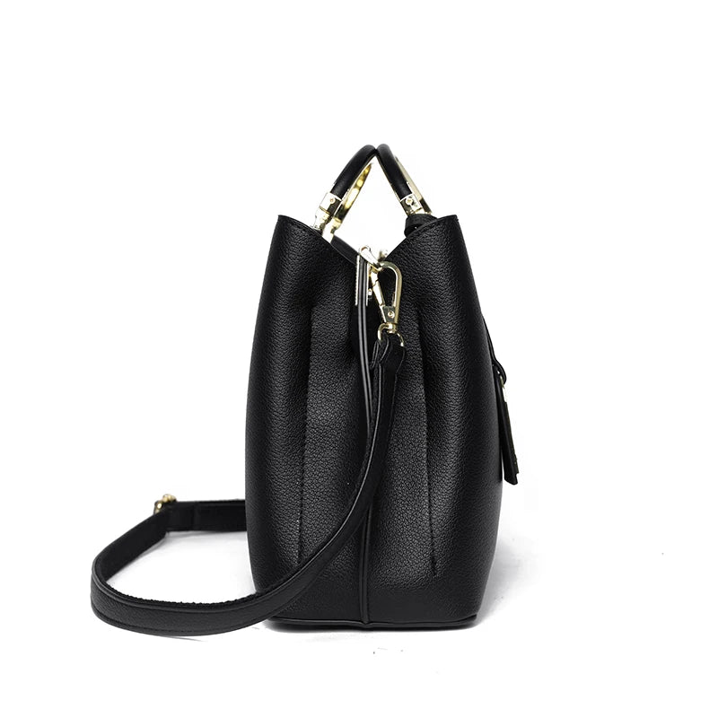 Sac à Main de Luxe en Cuir Souple pour Femme, Fourre-Tout de Grande Capacité à 3 Couches, de Styliste, de Bonne Qualité