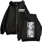 Kpop ATEEZ "FlX ON" Merch sweat à capuche avec fermeture éclair hommes femmes haute qualité mode veste zippée manteau automne hiver décontracté sweat-shirts amples