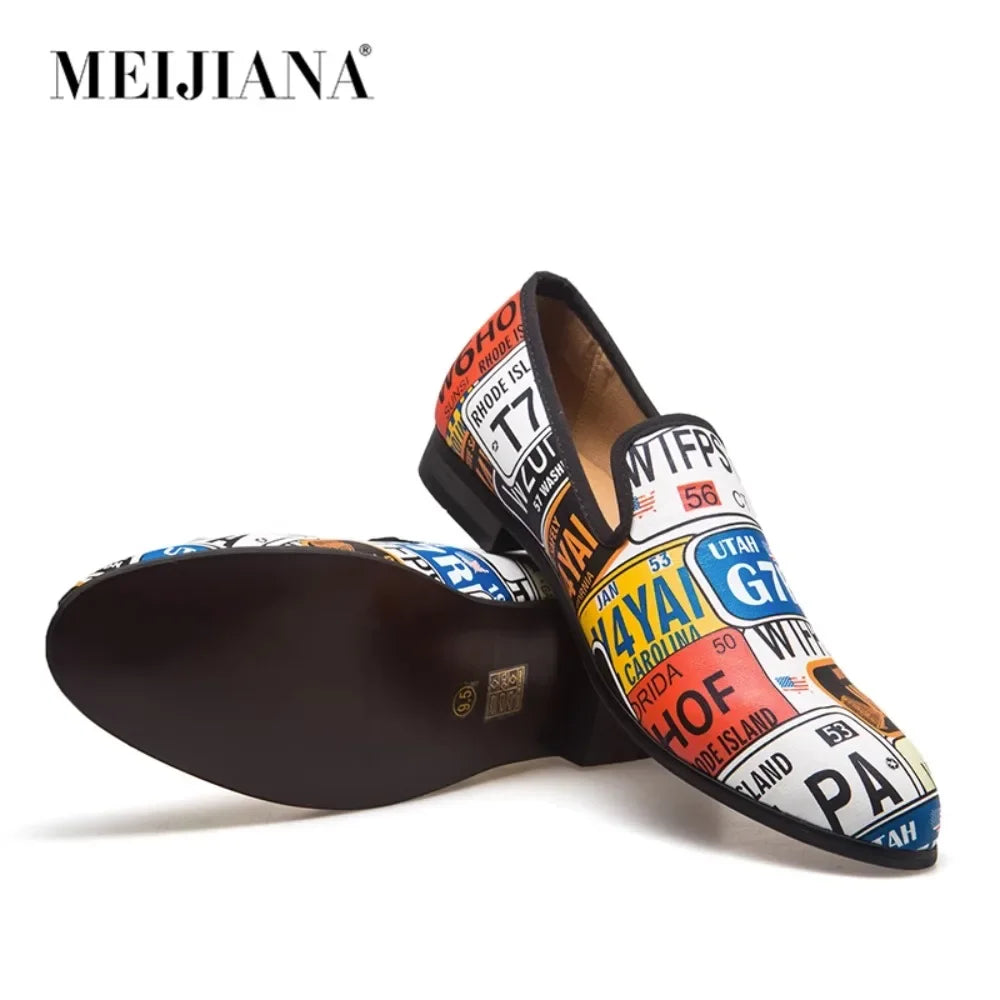 Mocassins College de style britannique pour hommes, chaussures décontractées pour hommes, chaussures respirantes pour gentleman, robe de mariée, chaussures queFormal pour la fête, taille 47