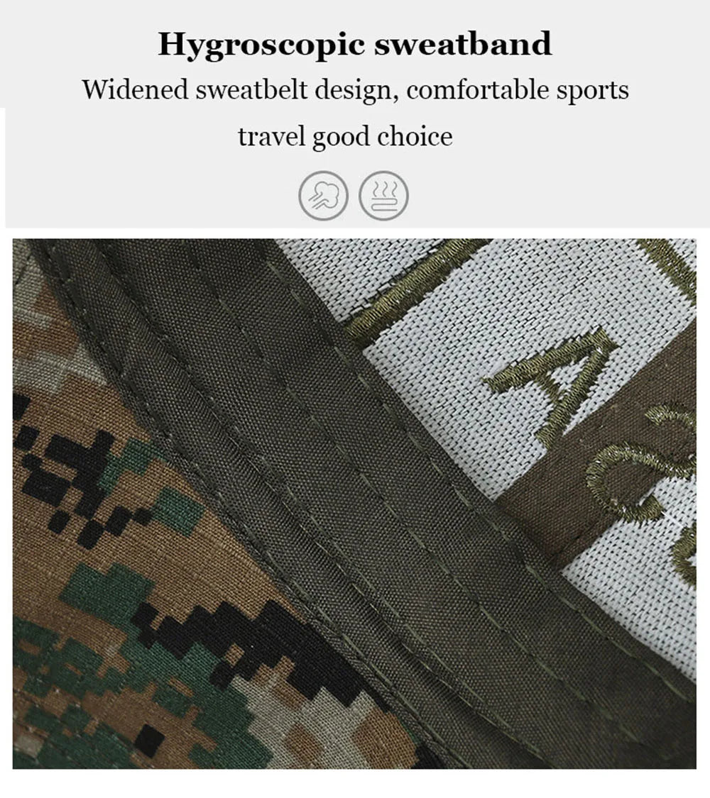 Casquette de Baseball Camouflage drapeau américain pour hommes, tactique respirante en plein air, chapeau à visière d'alpinisme réglable et élégant