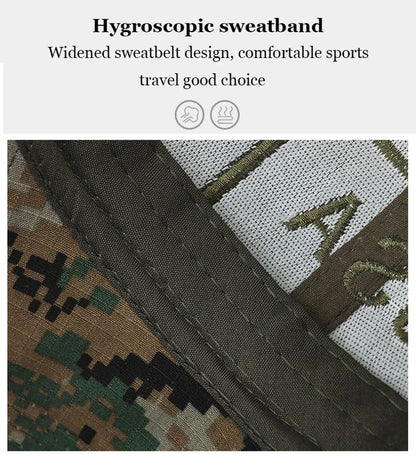 Casquette de Baseball Camouflage drapeau américain pour hommes, tactique respirante en plein air, chapeau à visière d'alpinisme réglable et élégant