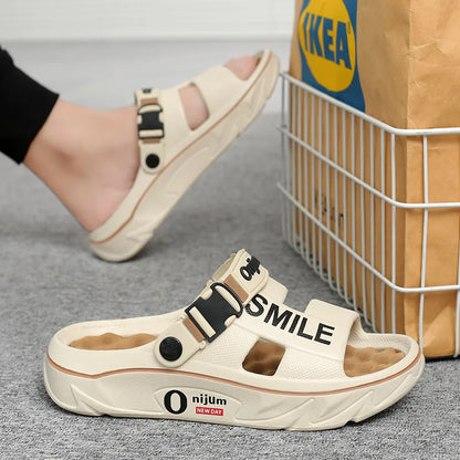 2025 nouveaux pantoufles de Massage pour hommes sandales d'extérieur intérieures plage confortables diapositives souples chaussures décontractées pour hommes femmes pantoufles de maison