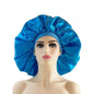 Bonnet en Satin réversible pour cheveux, Double couche réglable, couvre-tête pour dormir, accessoires de coiffure bouclés et élastiques