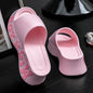 Été lettre imprimé chaussons compensés femmes mode grosse plate-forme sandales femme en plein air antidérapant nuage diapositives chaussures femme