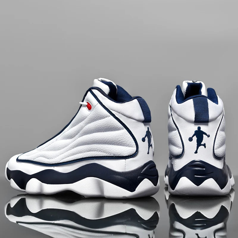 Chaussures de basket-ball de Fitness pour hommes de haute qualité chaussures de basket-ball baskets pour hommes automne haut anti-dérapant baskets d'extérieur