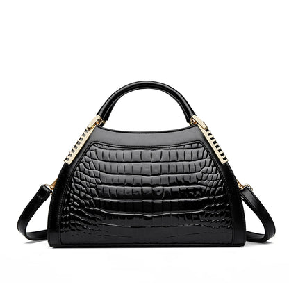 Alligator cuir verni épaule bandoulière sacs à main pour femmes marque de luxe sacs à main femmes sacs concepteur Hobos deux couches Sac