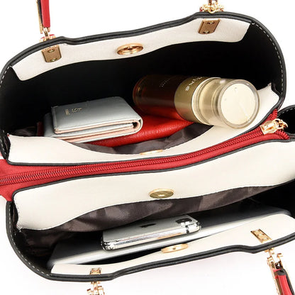 Sacs à bandoulière de marque pour femmes, fourre-tout de grande capacité à 3 couches, sac à main en cuir de bonne qualité de luxe de styliste, nouvelle collection 2024