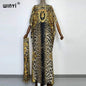 WINYI-Robe de Soirée Élégante et Surdimensionnée pour Femme, Caftan à Imprimé Africain, Nouvelle Mode 2022