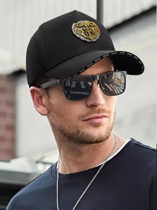 Casquette de baseball Four Seasons Tall Crown pour homme, grande taille, chapeau avec visage ombré, casquette à visière verde, nouveau, 2024