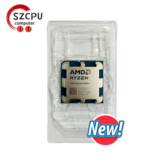 AMD Ryzen 5 8400F nouveau processeur d'ordinateur de bureau R5 8400F 6 cœurs 12 fils 4.2GHz avec processeur AM5 Socket