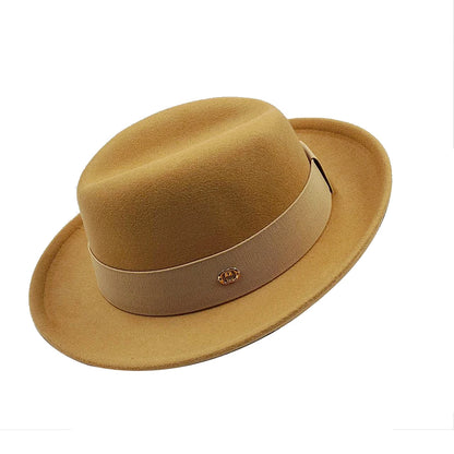 NOUVEAU chapeau de tarte de porc bord hommes femmes Fedora classique gentleman melon cosplay derby melon anglais chapeau panama jazz chapeau en gros