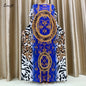 Mode nouveau Style fleur manches africain Dashiki imprimé fleuri taille ceinture coton Caftan dame été Maxi robes décontractées robes