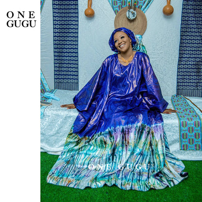 Robe de mariée traditionnelle africaine Dashiki, bassin, imprimé original, Bazin Riche Boubou, robe parfumée, nouvelle collection 2025