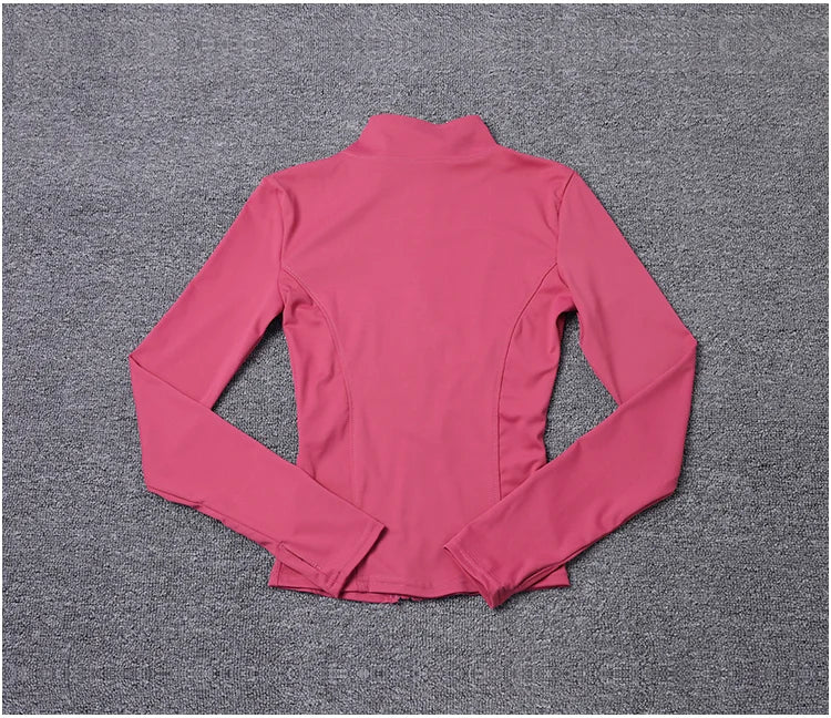 Veste de Sport pour femmes, chemise à manches longues, manteau d'entraînement, vêtements d'entraînement, de Yoga
