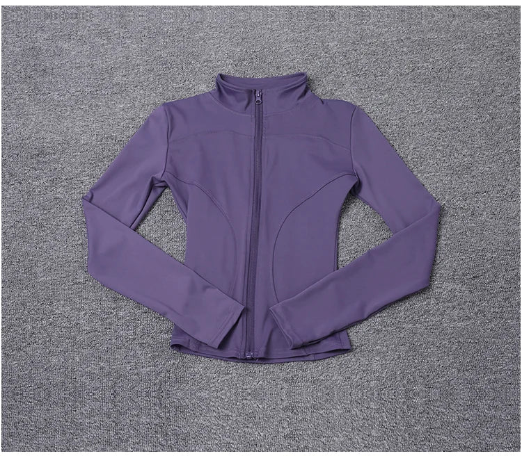 Veste de Sport pour femmes, chemise à manches longues, manteau d'entraînement, vêtements d'entraînement, de Yoga