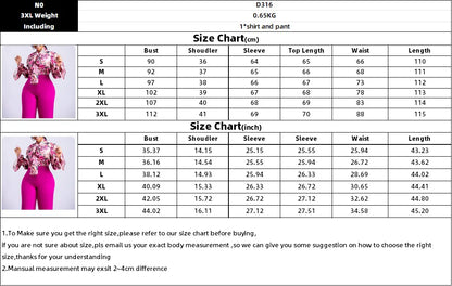 Ensemble chemise à manches longues et pantalon large pour femme, décontracté, imprimé, élégant, mode, automne, hiver, nouveau, 2 pièces