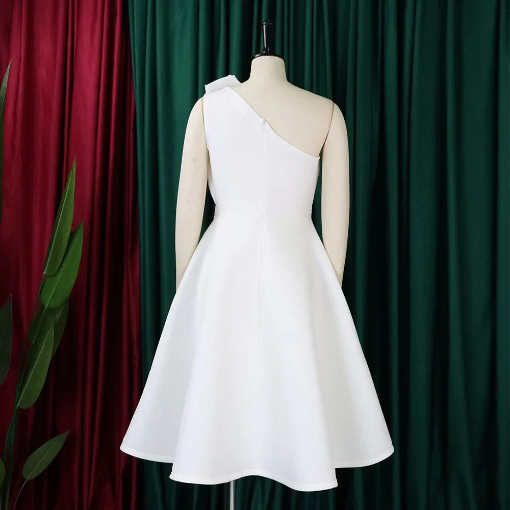 Vêtements africains robes de soirée de mariage africaines pour femmes élégantes 2024 été afrique sans manches Polyester soirée robe mi-longue robes