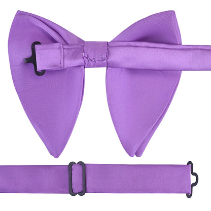 GUSLESON mode rose Champagne bleu solide noeud papillon pour hommes classique grand noeud papillon pour fête de mariage nœud papillon adulte hommes cravate