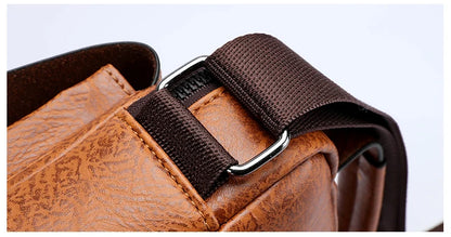 Sacs de messager de marque kangourou de luxe hommes en cuir sac à bandoulière décontracté pour hommes marron noir sac à bandoulière d'affaires sac à main masculin