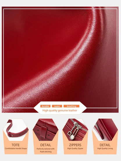 Zency Premium en cuir véritable femmes Sac à main de luxe Hobo Sac grande capacité mode épaule Bolsa pour femme amant fille cadeau Sac