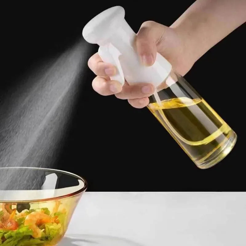 Spray d'huile pour la cuisson, bouteille distributrice d'huile d'olive, pulvérisateur, brume, vinaigre d'huile de qualité alimentaire réutilisable, bouteille de pulvérisation, accessoires de cuisine