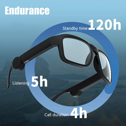 Lunettes Bluetooth originales sport conduite lunettes de soleil Bluetooth casque Bluetooth sans fil crochet d'oreille écouteurs sans fil casque