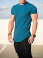 T-shirt de Fitness musculaire été hommes athloisir entraînement à manches courtes T-shirt de haute qualité coton hommes T-shirt Gym Sport chemise hauts