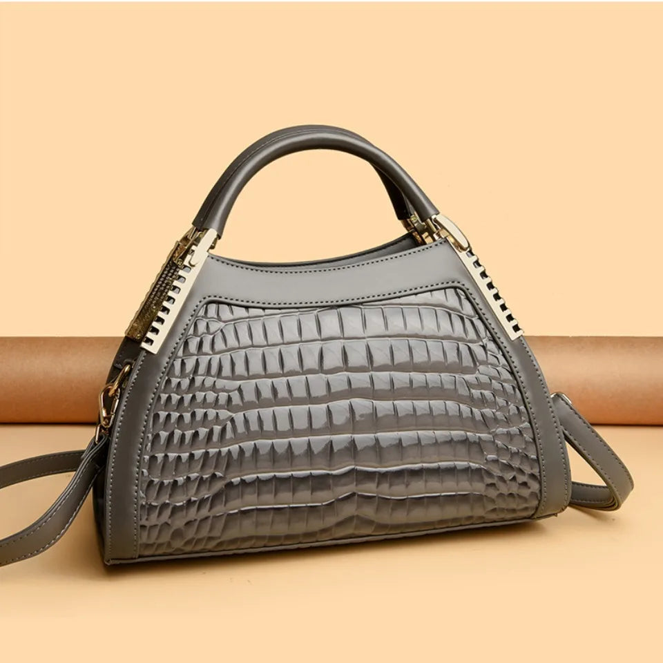 Alligator cuir verni épaule bandoulière sacs à main pour femmes marque de luxe sacs à main femmes sacs concepteur Hobos deux couches Sac