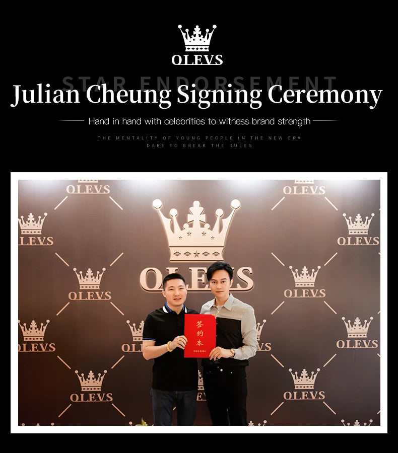 OLEVS marque originale montres pour hommes de luxe mode montre à Quartz de haute qualité nouveau Concept conception bracelet en acier inoxydable montre-bracelet