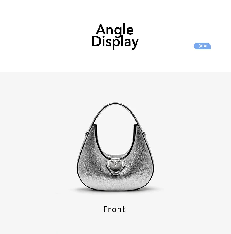 BAFELLI 2025 nouveau sac à main pour femmes série chat en cuir véritable marque de luxe mode rétro STYLE épaule HOBOS sacs à rabat femme