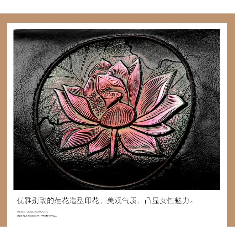 Sac à main décontracté en cuir souple pour femmes, sacs à bandoulière, nouvelle mode imprimée, fourre-tout pour dames, 2024