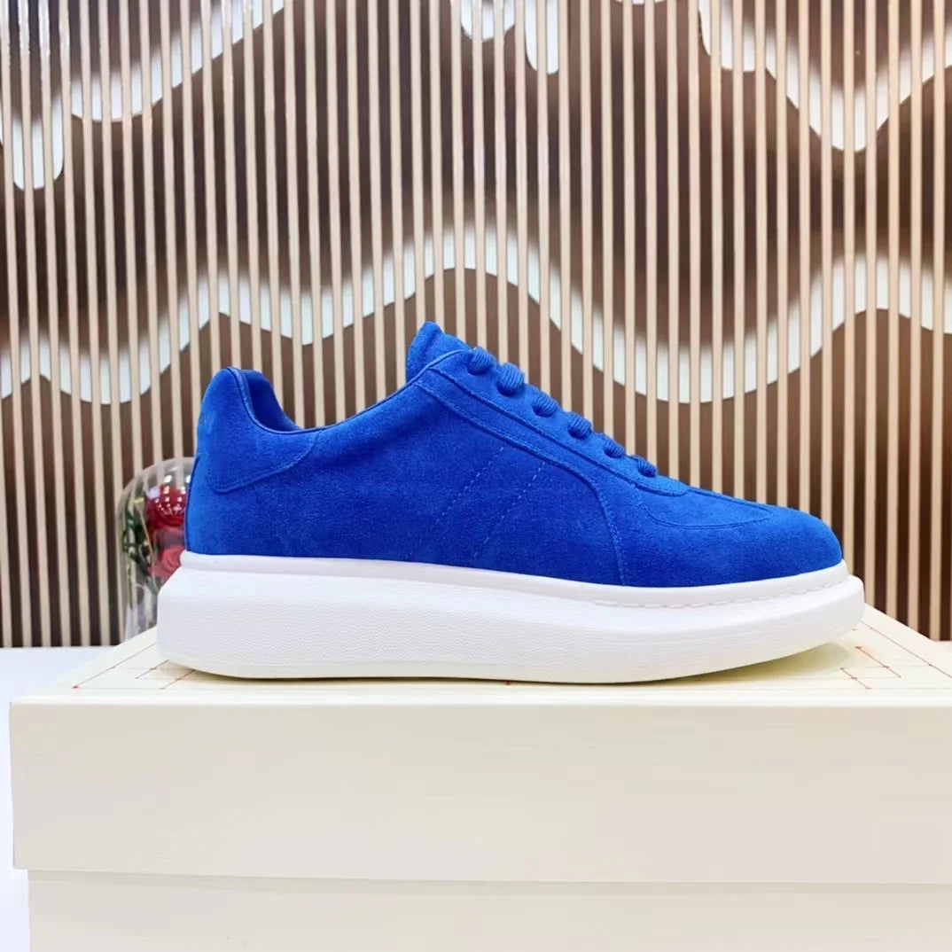 Baskets décontractées en cuir fabriquées à la main pour hommes, baskets à plateforme, mocassins plats originaux unisexes, chaussures pour hommes