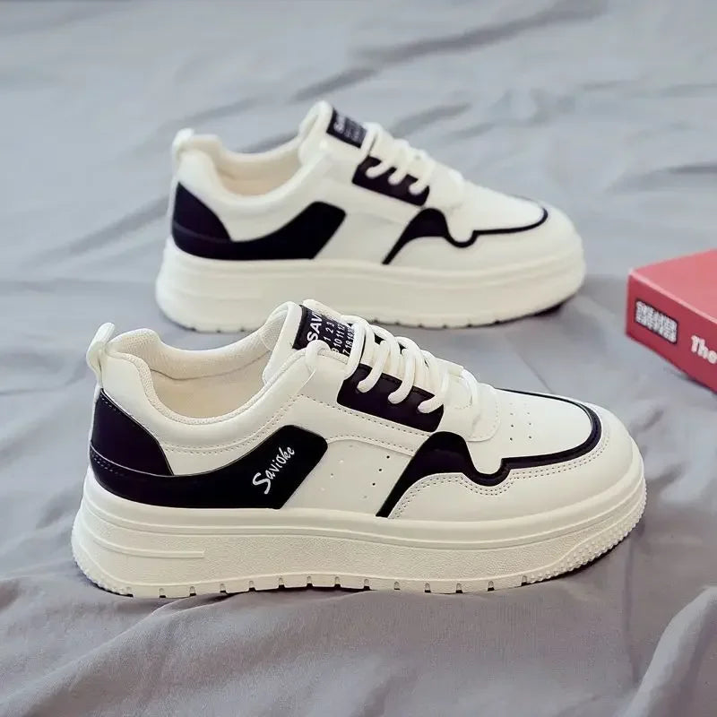 Chaussures de sport à lacets pour femmes, baskets athlétiques, chaussures à plateforme montante, qualité originale, mode 2024