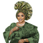 Luxe africain Aso Oke Auto Gele couvre-chef Turban casquette femmes chapeaux nigérian fête de mariage couvre-chef Bonnet tête enveloppement Hijab chapeau