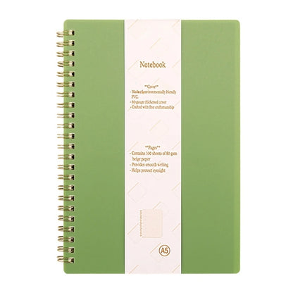 Twin Coil Binding Notebook Journal doublé 160 pages Collège Règle Book Book Best Sale