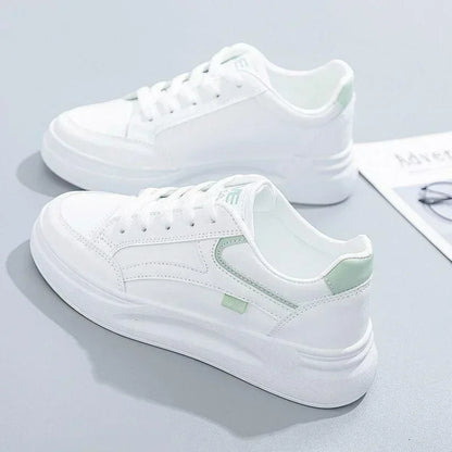 Chaussures de tennis à plateforme respirante pour femmes, chaussures de course blanches, baskets décontractées pour femmes, mode d'hiver, nouveau