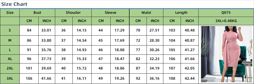 Robes moulantes à lacets élégantes pour femmes, manches trois quarts, bureau, fête, mode, plis, Bandage, robe africaine