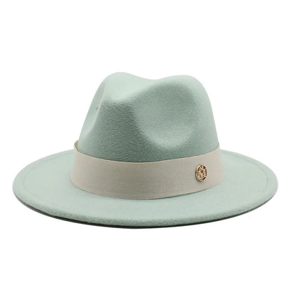 Nouveau chapeau Fedora pour femmes hiver élégant mode formelle mariage décorer église casquette Panama fête Jazz chapeau chapeau femme