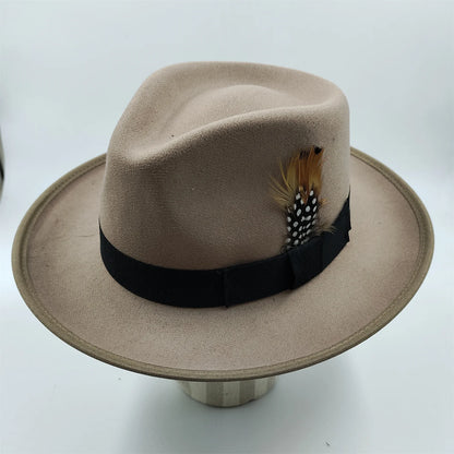NOUVEAU chapeau de tarte de porc bord hommes femmes Fedora classique gentleman melon cosplay derby melon anglais chapeau panama jazz chapeau en gros