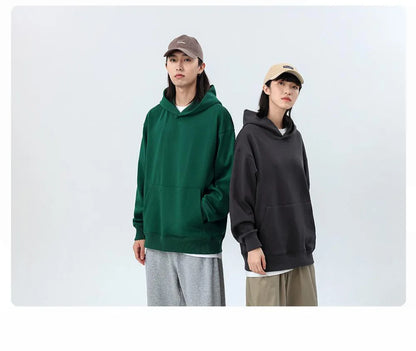 16.9oz 480gsm coton lourd Plus velours pull à capuche hommes épaissi serré polaire pull à capuche femmes sweat