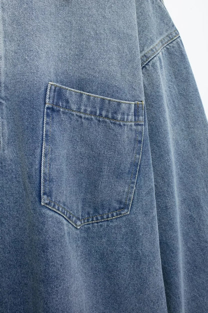 Jupe en jean zippée à col polo, nouveau style, robe décontractée adt fit, vente en gros transfrontalière, tendance européenne et américaine