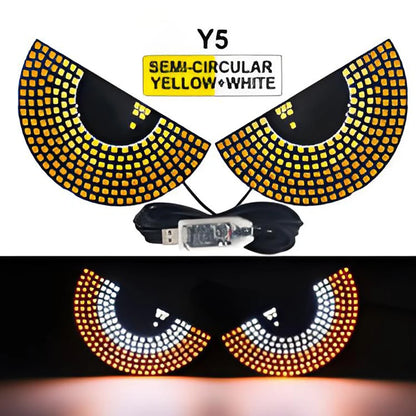 Écran d'affichage de panneau de pixels matriciel LED pour camion, Flexible, rvb, USB, 5V, motif de voiture, Graffiti, texte, projecteur, boutique d'animation, barre de rappel