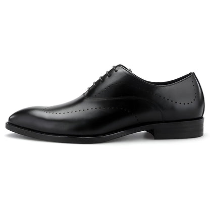 Chaussures Oxford en cuir véritable pour hommes, chaussures de haute qualité, faites à la main, pleine fleur, pour les affaires, décontractées, pour la vie quotidienne, 2024
