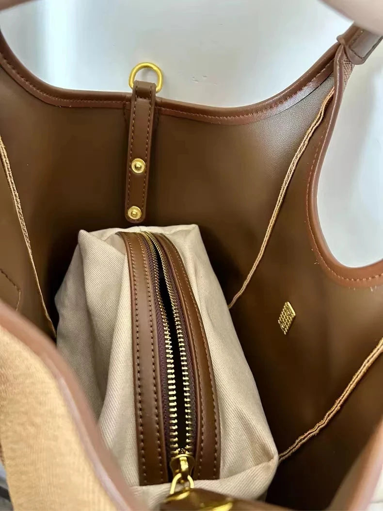 Sac à main, sacs pour femmes, sac E27 de haute qualité, sac en toile, sac fourre-tout à bandoulière pour femmes, nouvelle collection 2024