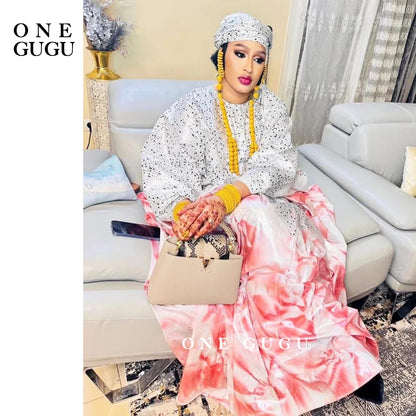 Robe de mariée traditionnelle africaine Dashiki, bassin, imprimé original, Bazin Riche Boubou, robe parfumée, nouvelle collection 2025