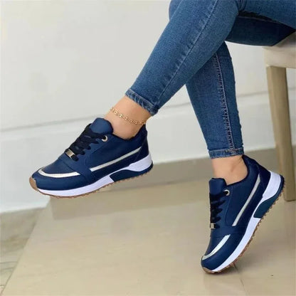 2025 femmes maille baskets Patchwork à lacets chaussures plates pour femmes léger femme chaussures classique polyvalent Zapatillas De Mujer