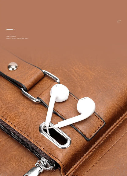 Sac à bandoulière en cuir PU pour hommes, sacs de poitrine imperméables, sacs de voyage, sacoches à la mode, offre spéciale