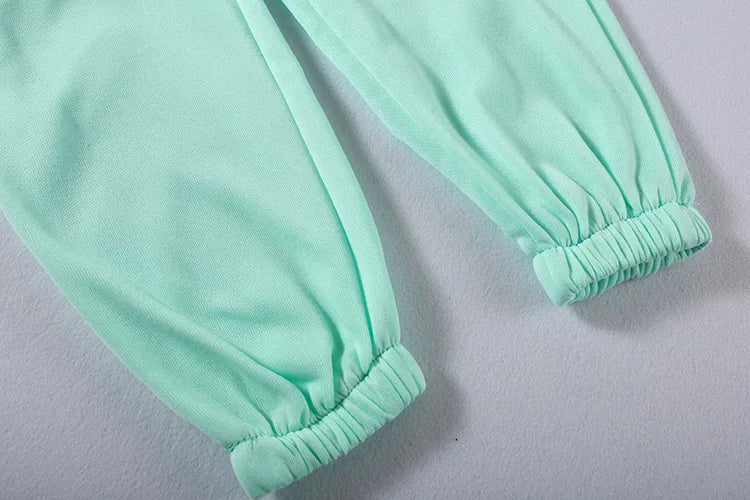 Survêtement d'hiver pour femmes, ensemble deux pièces, sweat à capuche surdimensionné, pantalon de survêtement, couleur unie, vêtements de sport | Ensemble pantalon sweat-shirt décontracté