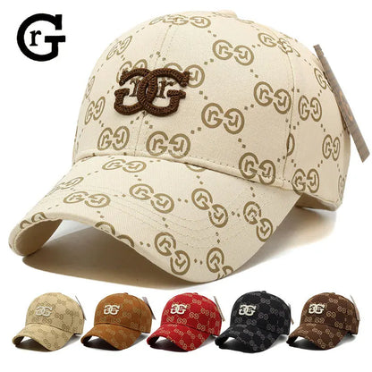 Casquette de baseball version coréenne pour hommes et femmes, chapeau à fleurs anciennes, plein de lettres ins, tendance, nouvelle collection printemps et été 2025